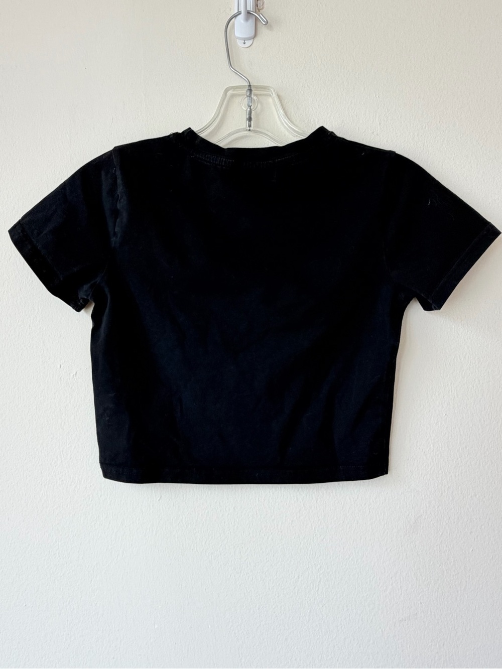 CHANEL Y2K vintage 90’s baby‎ Tee Black Short Sleeve Logo Tee AUTHENTIC - Picture 3 of 5